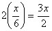 None of the above. Convert the following word problem into an algebraic equation.